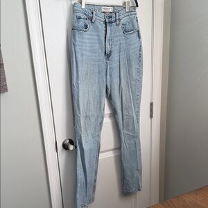 Abercrombie & Fitch High Rise Light Blue Jeans